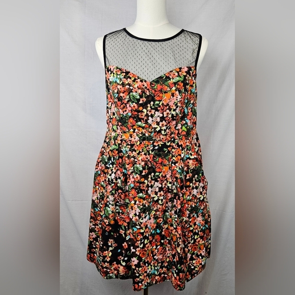 B Smart Mini Dress Lace Top Size 10 Coquette Feminine Fairycore - Picture 1 of 6